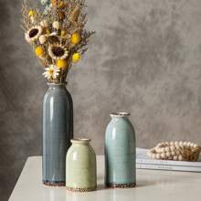 9pcs Ceramic Vase With Different Size, For Living Room Decor, Small Bohemia Decorative Vases For Home Decoration, Modern Minimalism Vases For Wedding Decoration,Home Decor,Flower Vase,Centerpiece,Table Decor Gifts Birthday Graduation Glass Vase