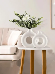 3/1 pezzo Vaso da fiori bianco, vaso floreale, decorazione, portafiori, accessori per la casa, vaso da fiori, vaso in plastica, contenitore per fiori freschi, decorazione da tavolo, vaso creativo, vaso per fiori artificiali, infrangibile, adatto per fiori freschi, feste, decorazioni per matrimoni, sala da pranzo, camera da letto, dormitorio, regali per la decorazione della casa, compleanno, laurea, ritorno a scuola, forniture scolastiche, vaso in vetro - Multicolore - Visualizzare 8