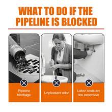 Pipe Unclogging Fluid Easily Unclogs Kitchen And Toilet Pipes, Removes Blockages And Odors, And Is A Cleaning Solution - Liquid - View 4