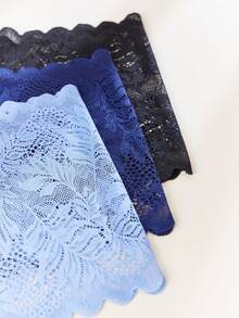 APRSEA 3 chiếc quần lót ren gợi cảm cho nữ, quần lót khoét rỗng thoáng khí - Nhiều màu - Xem 3