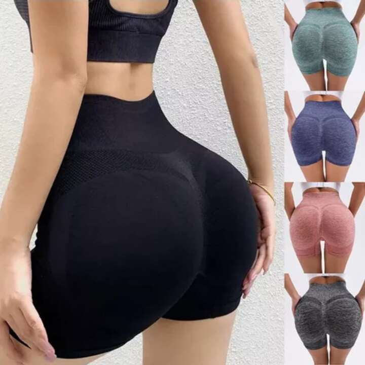 Bermuda Curta Levanta Bumbum Feminina Push Up Academia Yoga | SHEIN Brasil