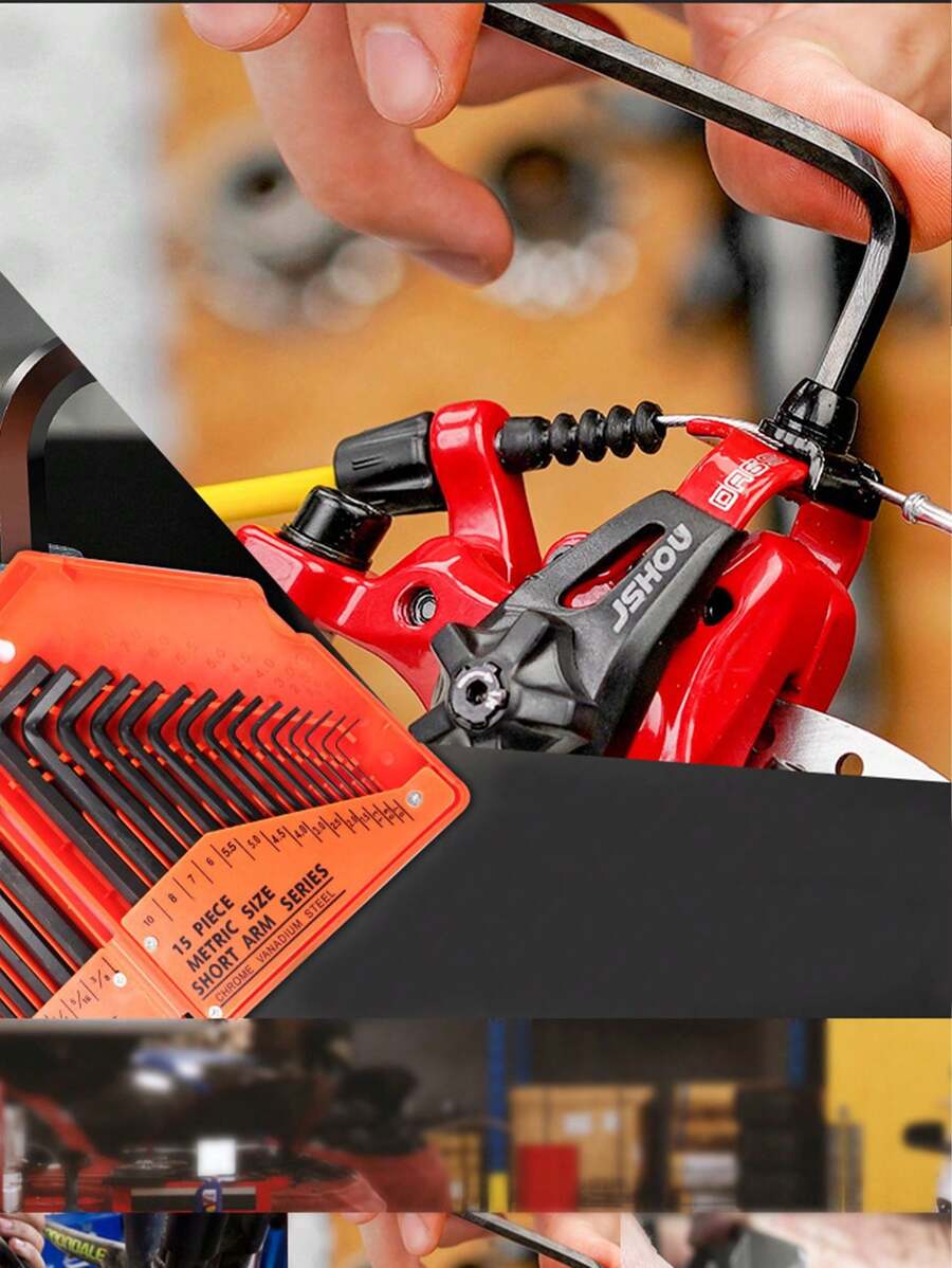 30pcs Hex Wrench Set Imperial Metric Combination Hex Key Wrench Set With Storage Case, Tools For Men