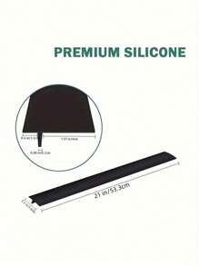 1 Stück Silikon Herdabdeckung für Küchenzwischenräume, Hitzefeste Lückenfüllung für Küchenherd und -arbeitsplatte, Staubschutz Herd-Arbeitsplatten Spaltabdeckung, Küchen Zubehör - Verschiedenfarbig - Übersicht 7