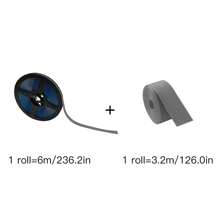 1 Roll 6m/236.2in 3D Waterproof Oil Proof Anti-Mildew Crystal Glitter Gold & Silver Colored High-Quality Grout Tape For Kitchen Countertop, Sink, Wall Decoration, Plain Floor Sealing Sticker, PVC Tile Gap Sealing Tape Suitable For Toilet, Sink, Seam, Etc. Various Colors And Sizes Are Available, Stickers, Wall Decal, Vinyl Decal For Home Decorations, Spring Decoration Items Refresh Your Home, Festival Decoration Stickers Gifts Birthday Graduation - Multicolor - View 18
