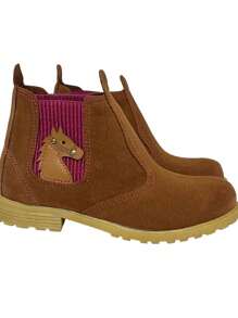 Jeca Children's Boot Caramel Horse Farm Festa Junina - 玫紅色 - 查看 4