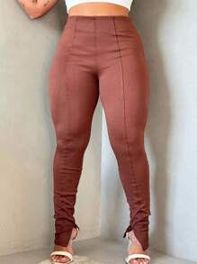 Women's Pants Zarah Pants, Modern Stylish Comfortable, Perfect Pants For Any Occasion Fashion Luxury - 鏽棕色 - 查看 2