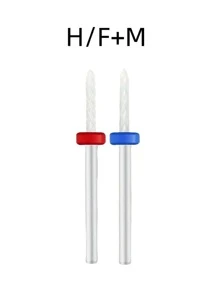 Bộ mũi khoan móng bằng gốm "Precision", vừa vặn 3/32" - Dụng cụ làm móng acrylic & gel chuyên nghiệp kèm giũa xoay, bộ dụng cụ làm móng chân và tẩy tế bào chết bằng điện Nail Tech Supplies Dụng cụ làm móng acrylic - Nhiều màu - Xem 10