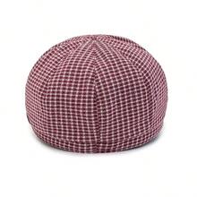 1 件装中老年女士格子帽檐防风报童帽，优雅休闲户外时尚八角帽，适合秋冬季 - 中老年成熟女性報童帽 - 查看 6