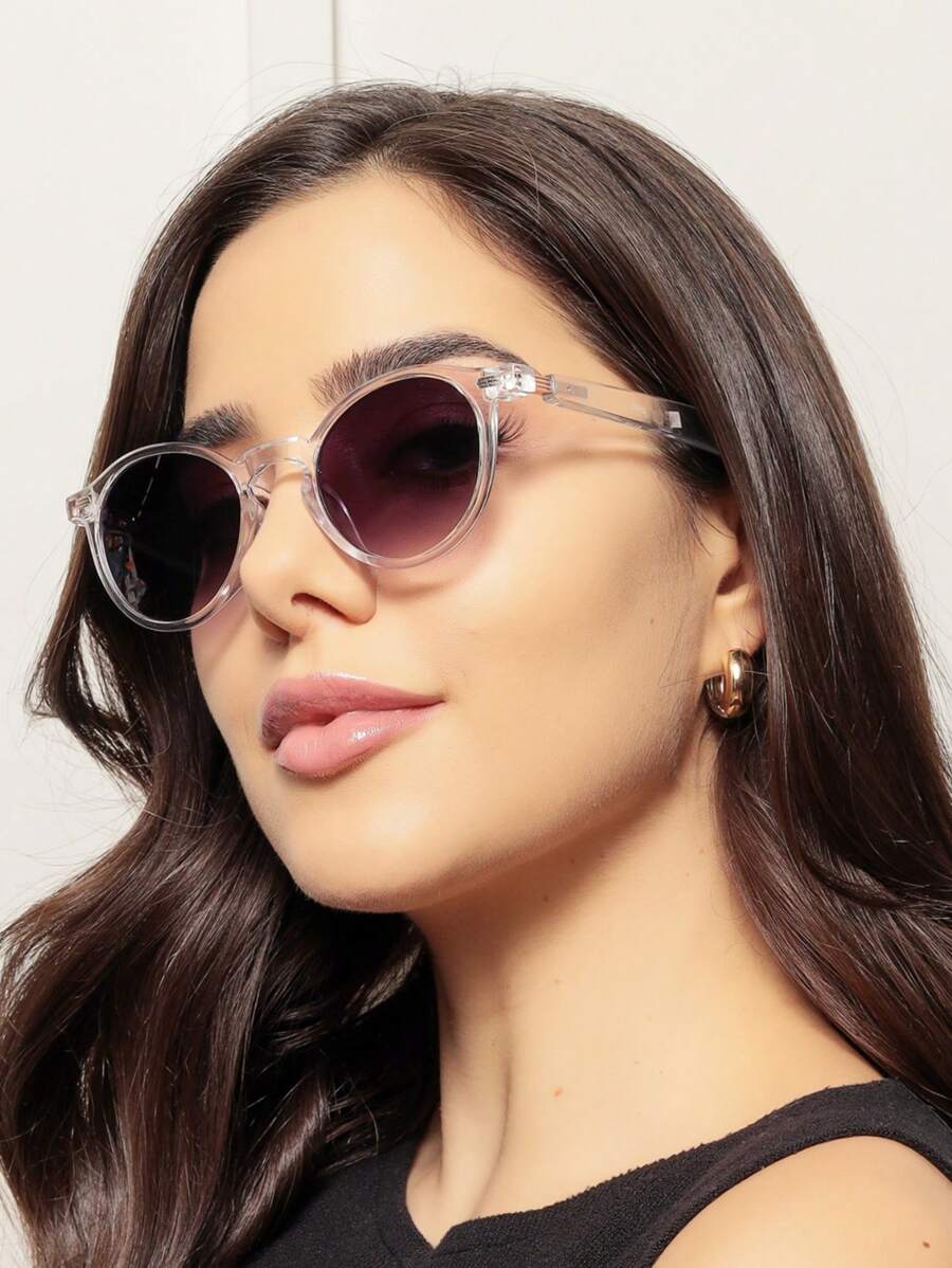 Women Fashion Glasses, Elegant Perfect Gift For Friends For Daily Use - Clear - View 1