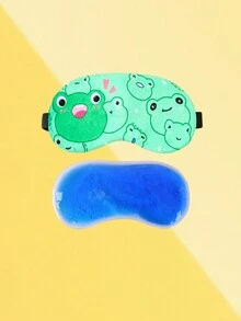 1pc 眼罩, 印花眼罩, 冰袋眼罩, 冰敷眼罩, 亲子眼罩, 可爱眼罩, 情侣眼罩, 航空眼罩, 毛绒眼罩, 怪兽眼罩, 刺绣眼罩, 眼罩眼罩, 动物眼罩, 丝绸眼罩, 眼罩, 遮阳, 眼罩, 美容眼罩, 遮阳眼罩, 热敷眼罩, 凝胶冰袋多功能眼罩套装, 眼部压缩降温加温眼罩 - 彩色 - 查看 12