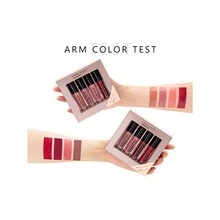 Juego De Brillo De Labios De Espejo Antiadherente De 4piezas - A - Ver 5