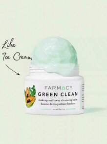 Farmacy Green Clean Makeup Removing Balm With Moringa And Papaya 100ml, Mild Cleanser With Quick Emulsification For Sensitive Skin Without Clogging Pores - 100ml - View 5