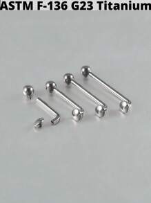 1 PIEZA Piercing de titanio ASTM F136 de 14G, piercing microdermal de rosca interna, ancla dermal, joyería corporal sexy - Como se muestra en la imagen - Ver 3