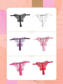 1 pieza de G-strings personalizadas, pantys con tirantes de encaje personalizados, ropa interior sexy personalizada, tanga con nombre personalizado, tanga con nombre personalizado, pantys de encaje sin costuras personalizados, ropa interior de encaje personalizada, regalo de aniversario, regalo de San Valentín, regalo de cumpleaños, regalo de boda, regalo para ella/novia/esposa/amiga