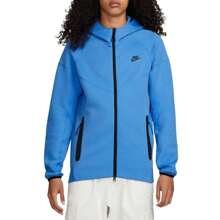 Sudadera con capucha con cierre de Nike | Tech Fleece Windrunner - Foto Azul/Negro - Ver 1