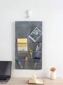 1 Pc Hanging Bra Organizer With Rotating Metal Hanger, Extra-Large Dual Sided Wall Shelf Wardrobe Mesh Pockets Hanging Storage Bag For Bra Socks Underwear Underpants,Double Side Underwear Storage Bag, Functional Lingerie Packing Bag, Hanging Bra Socks Organizer, Bag For School School Accessories School Stuff