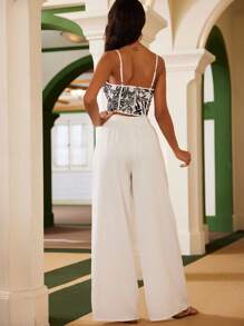Matching Pants Set - Blue - View 2