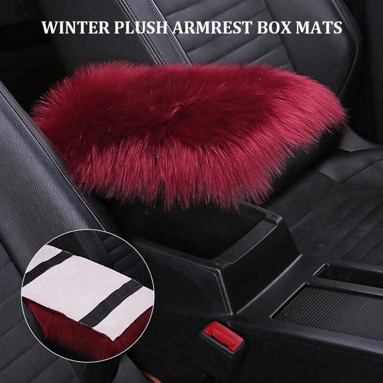 1 件毛绒扶手套，酒红色，冬季 - 酒紅色 - 查看 10