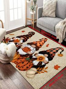 1 tấm thảm chùi chân 'Ba chú lùn đội mũ cầm bí ngô, hoa hướng dương và cây phong, Lễ Tạ ơn', thảm trong nhà, thảm trải sàn, thảm chùi chân sáng tạo, thảm theo chủ đề lối vào, đồ trang trí nhà cửa, thảm trải sàn chống trượt, phụ kiện phòng ngủ, đạo cụ chụp ảnh, đồ trang trí ngoài trời, thảm trải sàn, thảm trải sàn, quà tặng - Nhiều màu - Xem 18