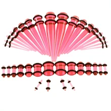 SWANJO 36 件 14G-00G 亚克力耳塞和耳道耳塞拉伸套件耳部扩张穿孔身体首饰