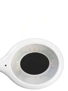 Lunarboat LED Desk Lamp Voice Control Ring Light Foldable Reading USB Bedside Learning No Strobe La - trắng - Xem 4