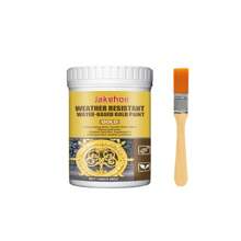 Weather-Resistant Water-Based Gold 1pce Metallic Paint Weather-Resistant Water-Based Gold For Decorative Roman Columns Outdoor Gold Foil Paint - Multicolor - View 8