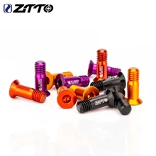2 piezas Tornillos de polea guía del desviador trasero de bicicleta ZTTO, rodillos de polea de AL7075 para bicicleta de montaña y de carretera