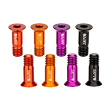 2 piezas Tornillos de polea guía del desviador trasero de bicicleta ZTTO, rodillos de polea de AL7075 para bicicleta de montaña y de carretera