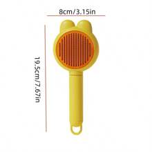 1 件装猫毛梳理刷，宠物狗兔耳形脱毛梳，宠物美容用品