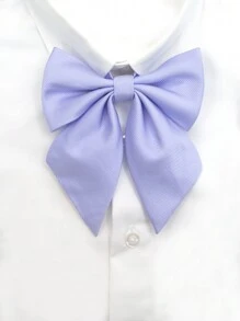 pooting bear 1 Pezzo Cravatta in Maglia in Poliestere di Colore Tinta Unita Stile Scolastico con Collo Regolabile, Adatta per Abiti Quotidiani, Stile Jk, Appuntamenti e Altri Accessori per Donna