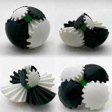 3D Printed Gear Spinner Ball, Gear Fidget Toy, Stress Relief Toy - Multicolor - View 5