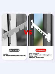 1 cái chốt chặn cửa sổ bằng hợp kim nhôm, dành cho cửa sổ và cửa ra vào trượt, có chức năng chống kẹp, chống trộm, chống rơi và khóa an toàn, xích gia cố chịu lực phù hợp với cửa nội thất, bao gồm vít - Nhiều màu - Xem 4
