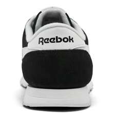 Reebok | Tenis casuales de nylon clásicos para hombre de Finish Line - blanco y negro - Ver 4