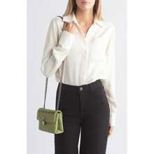 Londres | Bolso de hombro acolchado Brixton Lock - Caqui - Ver 8