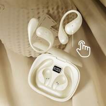 D28 Bone Conduction Wireless Bluetooth 5.3 TWS Earbuds -D28 - Apricot - View 2