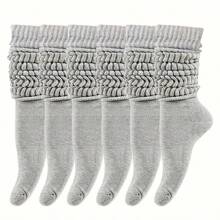 3 Pairs Solid Simple Socks, Soft & Comfy Slouchy Mid-Calf Socks, Women's Socks - Multicolor - View 8