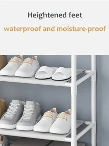 Organizador para ropa zapatos perchero multifuncional ideal para organización de armario closet y almacenamiento de ropa y zapatos para hogar dormitorio - Multicolor - Ver 3