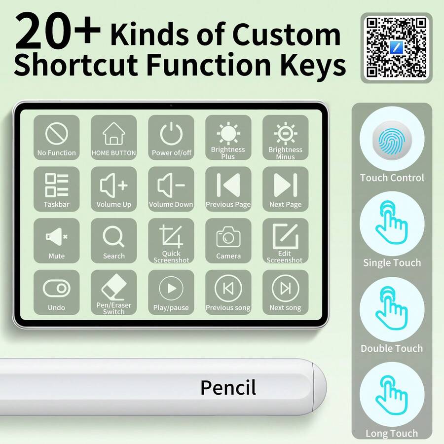 Stylus Pen Compatible With IPad (20242018), 30 Minute Quick Charge