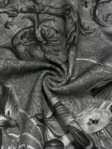 时尚休闲度假复古风格优雅女士百搭修身户外、居家、旅行、工作最佳选择女士复古圆领长袖 T 恤，秋冬 - 灰色 - 查看 5