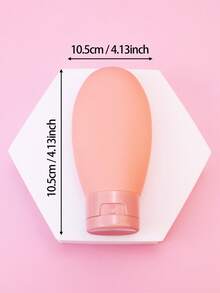 Travel Bottle Set For Toiletries Travel Size Container Set 3 Packs Portable Leakproof Refillable Squeeze Cosmetics Airplane Essentials Shampoo Conditioner Body Lotion Shower Gel, 60ml. - Multicolor - View 3