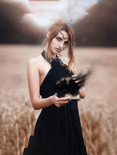 1pc Bohemian Vintage Style Moon Flower Pattern Forehead Head Chain Carnival Head Jewelry Hair Chain Head Pieces Jewelry Hair Jewelry Hair Vine Chain, Hair Jewellery