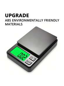 1pc 0.01G High Precision Accurate Portable Jewelry Scale, Mini Digital Scale, Kitchen Electronic Scale, Digital Gram Weight Scale, Food And Jewelry Scale, Backlit LCD Display, For Travel, Kitchen, Cooking, Baking Tools Mini Scale, Baking Scale, Weighing Scale, High Precision Electronic Scale, Jewelry Scale, Precision Small Electronic Scale