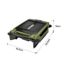 (2024 New) Cordless Robotic Pool Cleaner, Solar Powered Pool Skimmer For Pool Surface With Dual Charging Options, Pool Robot Vacuum With Automatic Obstacle Avoidance, Green - 綠色 - 查看 4