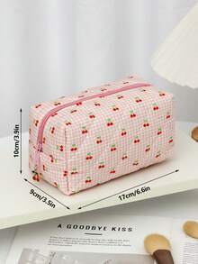 1 Túi đựng đồ trang điểm hình bàn cờ họa tiết hoa anh đào màu hồng gingham, Túi đựng mỹ phẩm, túi đựng đồ trang điểm dung tích lớn, dung tích lớn để đựng đồ trang điểm khi đi du lịch, túi đựng đồ trang điểm, túi đựng đồ chăm sóc da, túi đựng đồ vệ sinh cá nhân, khối đóng gói, đồ dùng thiết yếu khi đi du lịch, đồ dùng thiết yếu khi đi du thuyền, đồ dùng thiết yếu khi ở ký túc xá, quà tặng cho phù dâu, quà tặng cho mẹ, quà tặng sinh nhật, quà tặng cho bạn bè và giáo viên, đồ trang trí nhà cửa, đồ trang trí phòng tắm, phòng khách, phòng ngủ, hộp đựng đồ trang điểm trong phòng tắm, hộp đựng đồ trang sức, hộp đựng dầu dưỡng môi, hộp đựng đồ đựng sơn móng tay, hộp đựng đồ trang điểm - Nhiều màu - Xem 9