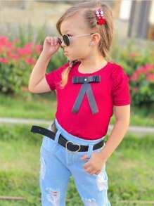 Young Girls Sets - 玫紅色 - 查看 3