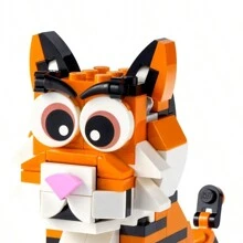 Bộ đồ chơi xếp hình LEGO 40491 Year Of The Tiger Kids - Nhiều màu - Xem 4