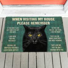 New Cartoon Crystal Velvet Decorative Doormat, Slip-Resistant Entrance Floor Mat - Multicolor - View 7