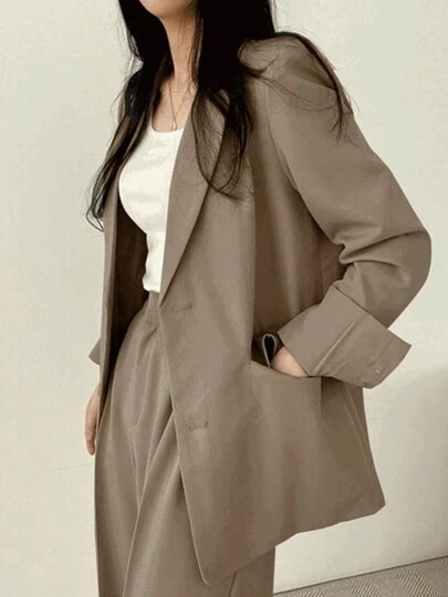 Traje de Alta Moda Casual Slim Fit Light Business para Mujer