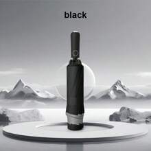 直径125厘米防风自动伞 - 防水防风设计，反光饰边安全设计，10根伞骨便携旅行伞 - 超大號自動傘 - 查看 16