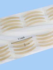 One Roll Of Double Eyelid Tape, With Flower Shaped Storage Box, Delivery Aid, Lace Mesh Shape, Color Close To Skin Tone, Enlarge Eyes, Do Not Warp The Edge, Do Not Damage Eyelids - Multicolor - View 6